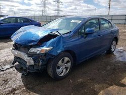 Honda salvage cars for sale: 2013 Honda Civic LX