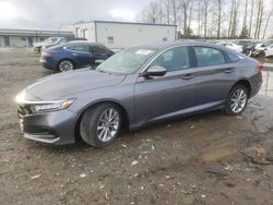 Salvage cars for sale from Copart Arlington, WA: 2022 Honda Accord LX