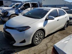 Salvage cars for sale at Vallejo, CA auction: 2017 Toyota Corolla L
