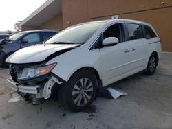 Honda salvage cars for sale: 2015 Honda Odyssey EXL