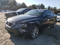 Salvage cars for sale from Copart Mendon, MA: 2011 Lexus IS 250