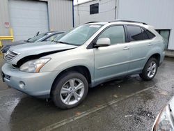 Salvage cars for sale from Copart Vallejo, CA: 2008 Lexus RX 400H
