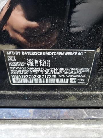 2019 BMW 740 I