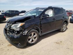 Salvage cars for sale from Copart Amarillo, TX: 2015 Toyota Rav4 XLE