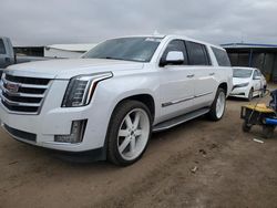 Cadillac Escalade salvage cars for sale: 2017 Cadillac Escalade ESV Premium Luxury