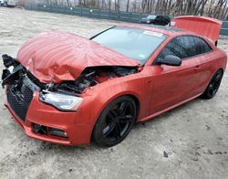 Salvage cars for sale at Candia, NH auction: 2013 Audi S5 Prestige