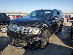 Salvage cars for sale from Copart Cahokia Heights, IL: 2019 Ford Expedition Max Limited