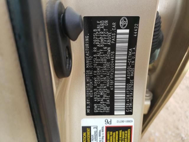 2012 Toyota Camry Base