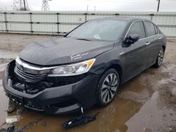 Vehiculos salvage en venta de Copart Elgin, IL: 2017 Honda Accord Hybrid EXL