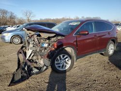 Salvage cars for sale at Des Moines, IA auction: 2016 Honda CR-V EXL
