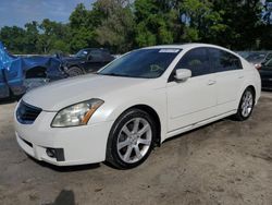 Salvage cars for sale from Copart Ocala, FL: 2008 Nissan Maxima SE