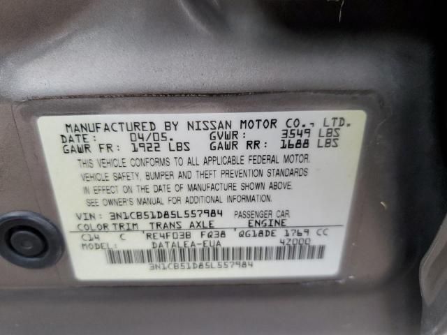 2005 Nissan Sentra 1.8