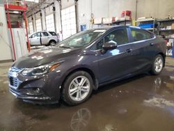 Salvage cars for sale at Blaine, MN auction: 2016 Chevrolet Cruze LT