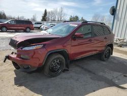 Salvage cars for sale from Copart Bowmanville, ON: 2018 Jeep Cherokee Latitude