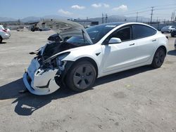 Salvage cars for sale from Copart Sun Valley, CA: 2022 Tesla Model 3