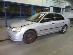 Salvage cars for sale from Copart Pasco, WA: 2001 Honda Civic DX
