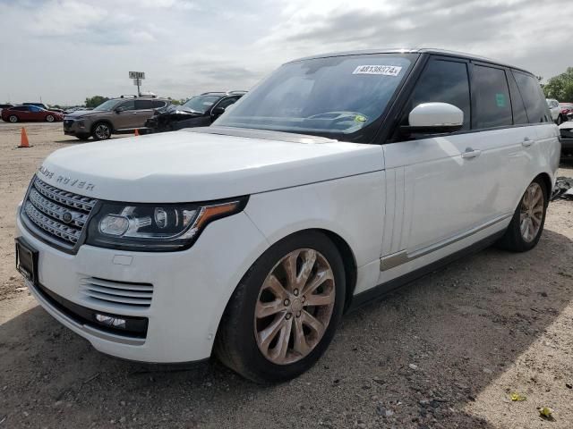 2016 Land Rover Range Rover HSE