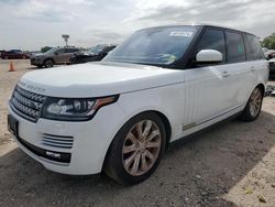 Land Rover Range Rover salvage cars for sale: 2016 Land Rover Range Rover HSE