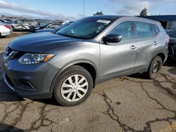Salvage cars for sale at Woodhaven, MI auction: 2015 Nissan Rogue S