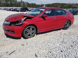 Salvage cars for sale at Ellenwood, GA auction: 2017 Honda Accord Sport