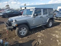 Salvage cars for sale from Copart Woodhaven, MI: 2016 Jeep Wrangler Unlimited Sport