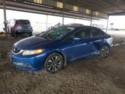 Salvage cars for sale from Copart Houston, TX: 2015 Honda Civic EX