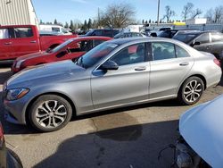 Salvage cars for sale from Copart Woodburn, OR: 2016 Mercedes-Benz C300