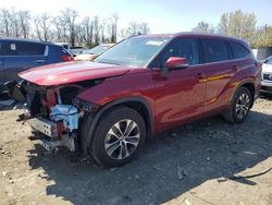 Salvage cars for sale from Copart Baltimore, MD: 2021 Toyota Highlander XLE