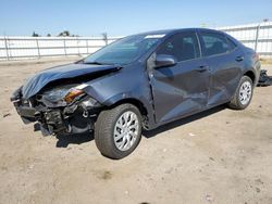 Toyota Corolla salvage cars for sale: 2018 Toyota Corolla L