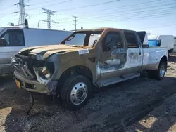 Salvage trucks for sale at Elgin, IL auction: 2008 Ford F450 Super Duty