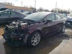 Salvage cars for sale from Copart Columbus, OH: 2018 Ford Fusion SE Hybrid