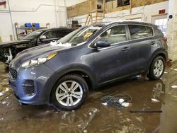 Salvage cars for sale at Ham Lake, MN auction: 2018 KIA Sportage LX