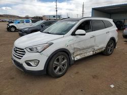 Salvage cars for sale at Colorado Springs, CO auction: 2014 Hyundai Santa FE GLS
