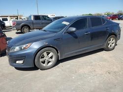 KIA Vehiculos salvage en venta: 2015 KIA Optima LX