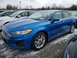 Salvage cars for sale from Copart Angola, NY: 2020 Ford Fusion SE