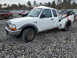Salvage cars for sale from Copart Windham, ME: 2000 Ford Ranger Super Cab