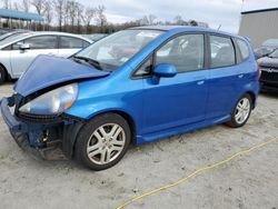 Honda FIT Sport salvage cars for sale: 2008 Honda FIT Sport