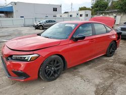 Salvage cars for sale at Opa Locka, FL auction: 2023 Honda Civic Sport