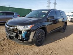 Salvage cars for sale at Elgin, IL auction: 2021 Chevrolet Traverse LS