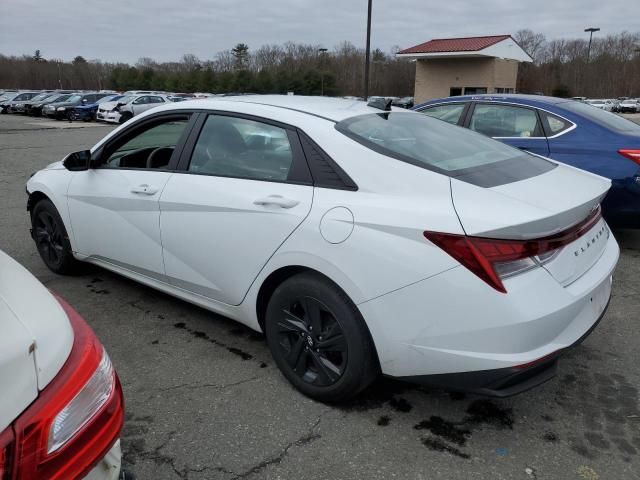 2021 Hyundai Elantra Blue