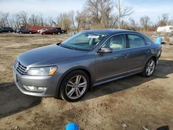 Salvage cars for sale from Copart Baltimore, MD: 2015 Volkswagen Passat SE