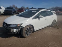 Salvage cars for sale from Copart Central Square, NY: 2015 Honda Civic EX