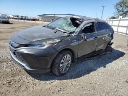 Salvage cars for sale at San Diego, CA auction: 2021 Toyota Venza LE