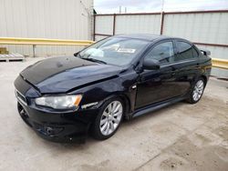 Salvage cars for sale at Haslet, TX auction: 2010 Mitsubishi Lancer GTS