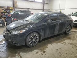 Salvage cars for sale at Nisku, AB auction: 2013 Honda Civic SI