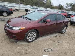 Honda Civic EXL salvage cars for sale: 2012 Honda Civic EXL