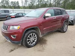 Salvage cars for sale at Harleyville, SC auction: 2016 Jeep Grand Cherokee Limited