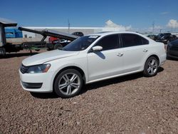 Volkswagen salvage cars for sale: 2014 Volkswagen Passat SE