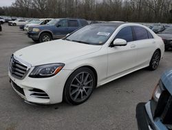 Salvage cars for sale from Copart Glassboro, NJ: 2018 Mercedes-Benz S 560 4matic