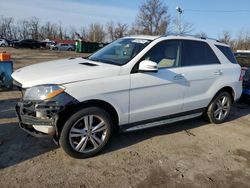 Mercedes-Benz ML 350 4matic salvage cars for sale: 2015 Mercedes-Benz ML 350 4matic